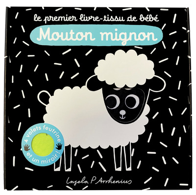 PREMIER LIVRE TISSU DE BEBE - MOUTON MIGNON