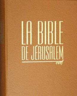 BIBLE DE JERUSALEM MAJOR CUIR HAVANE