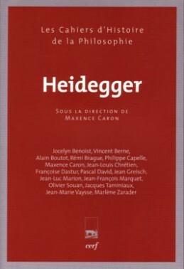 HEIDEGGER COLL CAHIERS HISTOIRE DE LA PHILOSOPHIE