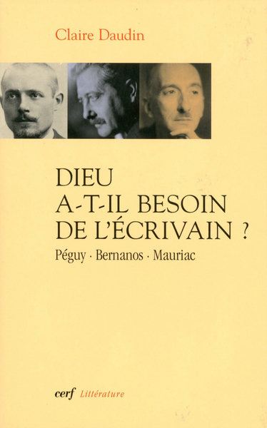 DIEU A T IL BESOIN DE L ECRIVAIN