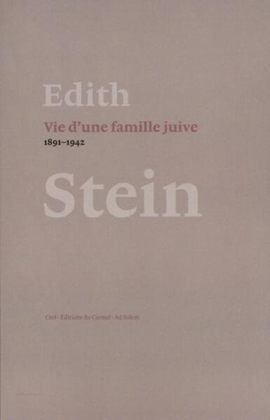 VIE D UNE FAMILLE JUIVE