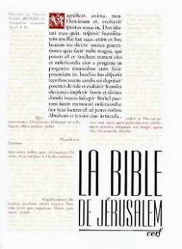 BIBLE DE JERUSALEM , EDITION DE TRAVAIL