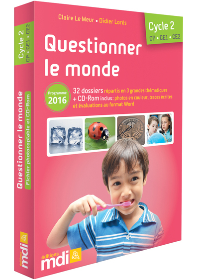 MDI QUESTIONNER LE MONDE - FICHIER CYCLE 2 + CD