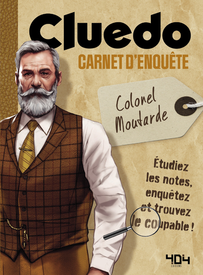 CLUEDO - LE CARNET D´ENQUETE DU COLONEL MOUTARDE