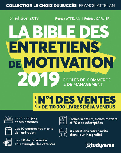 BIBLE DES ENTRETIENS DE MOTIVATION 2019 (LA)