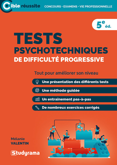 TESTS PSYCHOTECHNIQUES DE DIFFICULTE PROGRESSIVE - TOUT POUR AMELIORER SON NIVEAU  ED. 2021