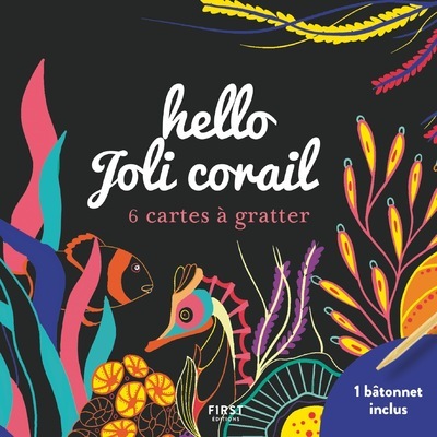 CARTES A GRATTER HELLO JOLI CORAIL