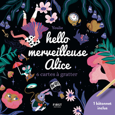 HELLO ALICE AU PAYS DES MERVEILLES - CARTES A GRATTER MINI