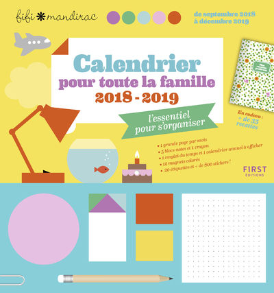 CALENDRIER POUR TOUTE LA FAMILLE 2018/2019