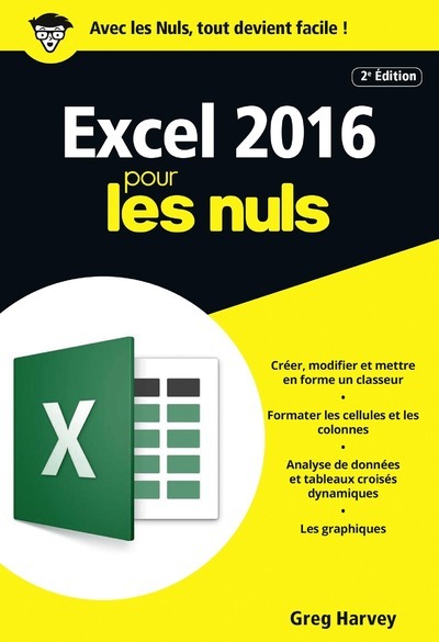 EXCEL 2016 2ED POCHE POUR LES NULS