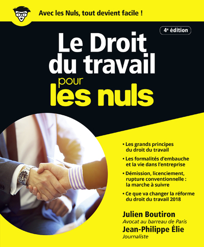 DROIT DU TRAVAIL POUR LES NULS, 4E