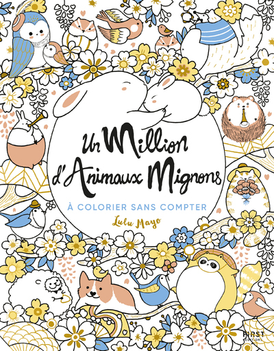 MILLION D´ANIMAUX MIGNONS A COLORIER