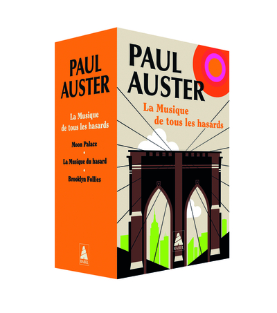 COFFRET BABEL PAUL AUSTER "LA MUSIQUE DE TOUS LES HASARDS" - MOON PALACE - LA MUSIQUE DU HASARD - BR