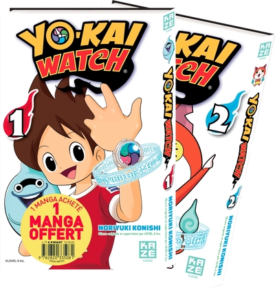 YO-KAI WATCH - PACK DDECOUVERTE T01 & T02
