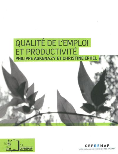 QUALITE DE L´EMPLOI ET PRODUCTIVITE