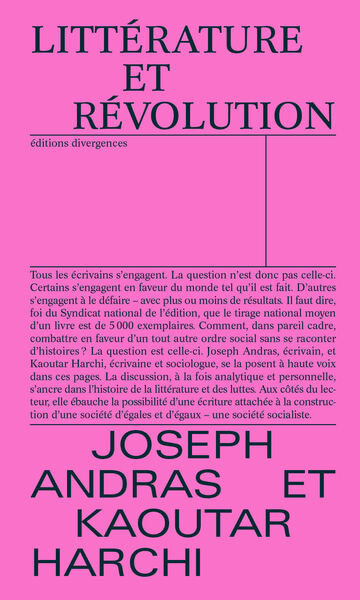 LITTERATURE ET REVOLUTION