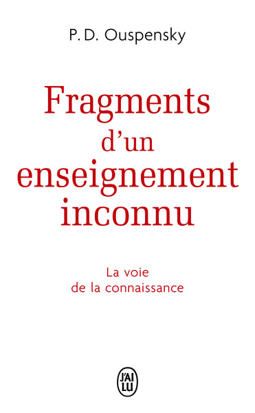 FRAGMENTS D´UN ENSEIGNEMENT INCONNU
