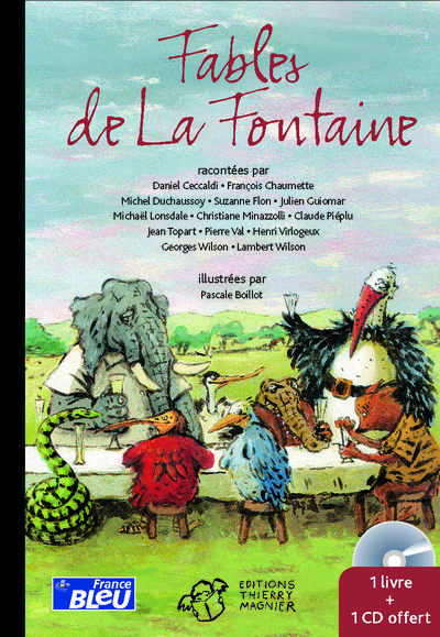 FABLES DE LA FONTAINE +CD FRANCE BLEUE