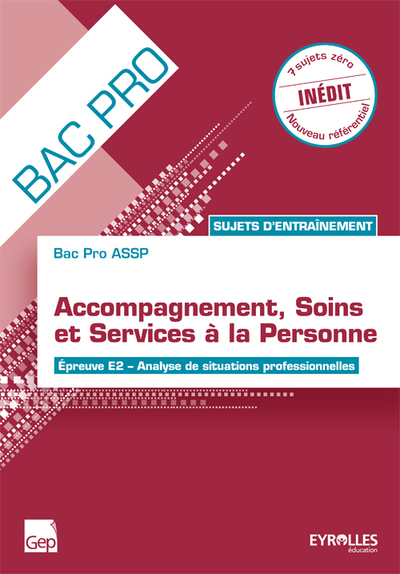 BAC PRO ASSP SUJETS D ENTRAINEMENT EPREUVE E2  ELEVE
