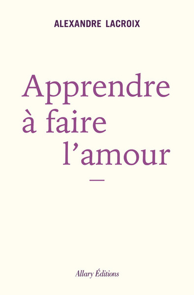 APPRENDRE A FAIRE L´AMOUR