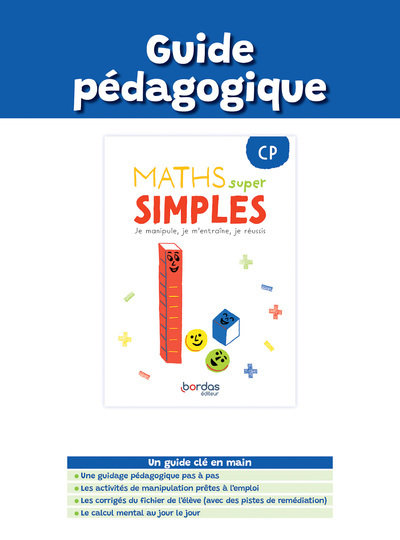 MATHS SUPER SIMPLES CP - 2023 - GUIDE PEDAGOGIQUE