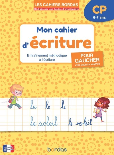 CAHIERS BORDAS - MON CAHIER D´ECRITURE POUR GAUCHER CP