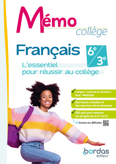 MEMO COLLEGE - FRANCAIS - 2023 - CAHIER - ELEVE