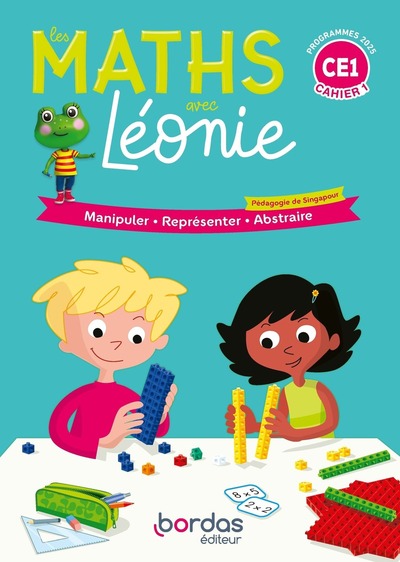 MATHS AVEC LEONIE - CE1 - 2025 - CAHIERS 1+2 - ELEVE - SOUS FILM