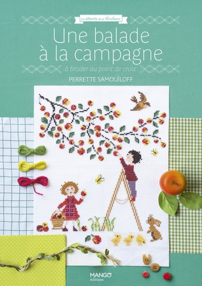 BALADE A LA CAMPAGNE A BRODER AU POINT DE CROIX