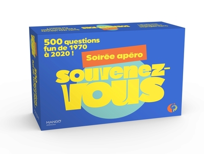 SOIREE APERO SOUVENEZ-VOUS - 500 QUESTIONS FUN DE 1970 A 2020 !