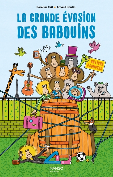 GRANDE EVASION DES BABOUINS. UN LIVRE A COMPTER