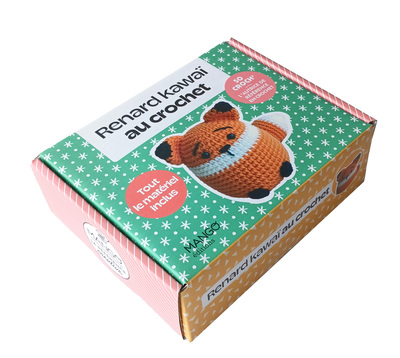 RENARD KAWAI AU CROCHET - COFFRET - TOUT LE MATERIEL INCLUS