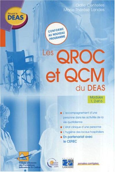 QROC ET QCM DU DEAS MODULES 1-2-6