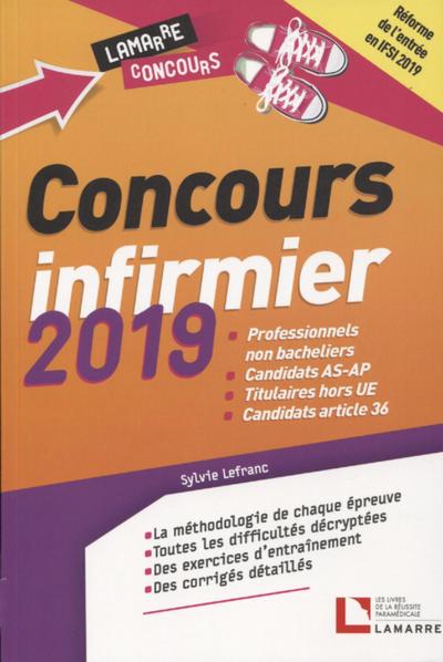 CONCOURS INFIRMIER 2019 - BACHELIERS, PRESELECTION, AS-AP, INFIRMIERS HORS UE