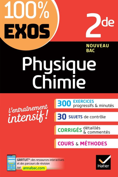 100 % EXOS / PHYSIQUE-CHIMIE 2DE - EXERCICES RESOLUS - SECONDE