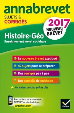 ANNALES ANNABREVET 2017 HISTOIRE GEOGRAPHIE EMC 3E
