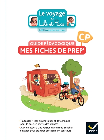 LE VOYAGE DE LILI ET PACO CP - METHODE DE LECTURE - ED. 2023 - GUIDE PEDAGOGIQUE + NUMERIQUE