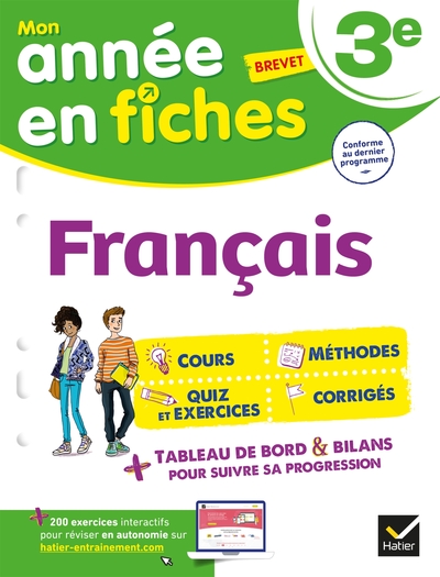 FRANCAIS 3E - FICHES DE REVISION & EXERCICES