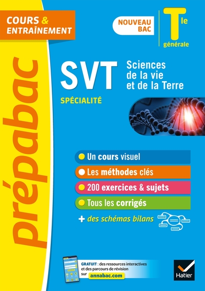 SVT TLE GENERALE (SPECIALITE) - PREPABAC COURS & ENTRAINEMENT - NOUVEAU BAC 2020-2021