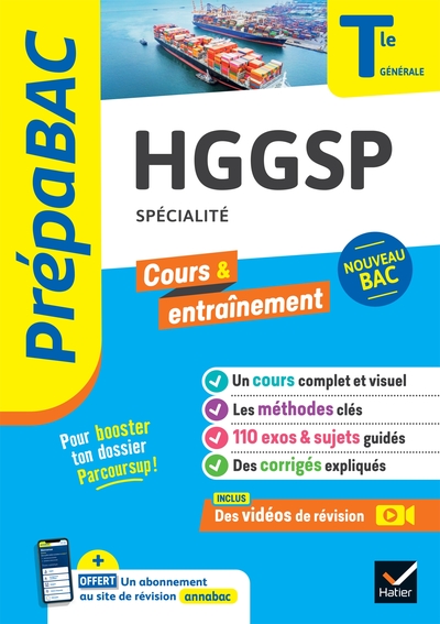 PREPABAC HGGSP TLE GENERALE (SPECIALITE) - BAC 2024 - NOUVEAU PROGRAMME DE TERMINALE