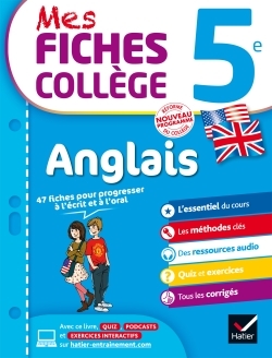 MES FICHES COLLEGE ANGLAIS 5E