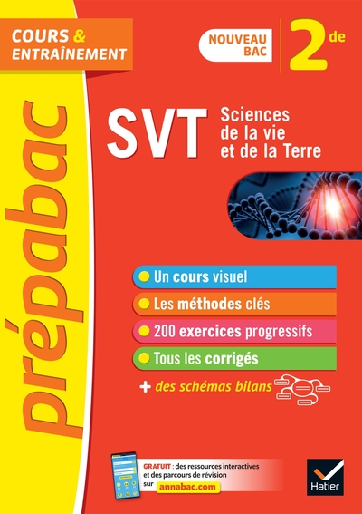 SVT 2DE - PREPABAC COURS & ENTRAINEMENT - NOUVEAU PROGRAMME DE SECONDE