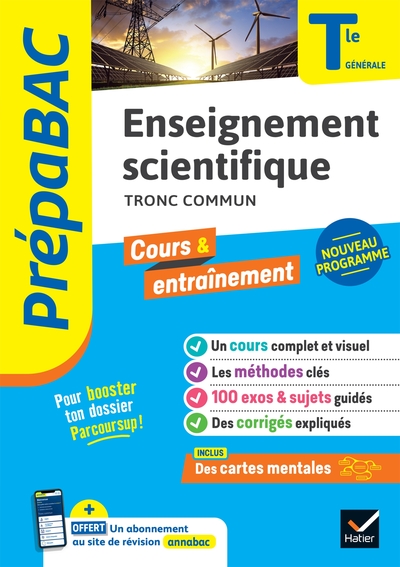 PREPABAC ENSEIGNEMENT SCIENTIFIQUE TLE GENERALE - BAC 2025 - NOUVEAU PROGRAMME DE TERMINALE