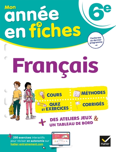 FRANCAIS 6E - FICHES DE REVISION & EXERCICES