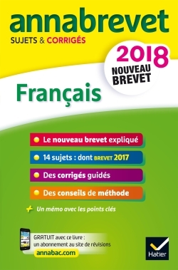 ANNALES ANNABREVET 2018 FRANCAIS 3E