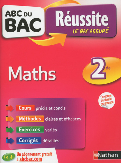 ABC DU BAC REUSSITE MATHS 2DE