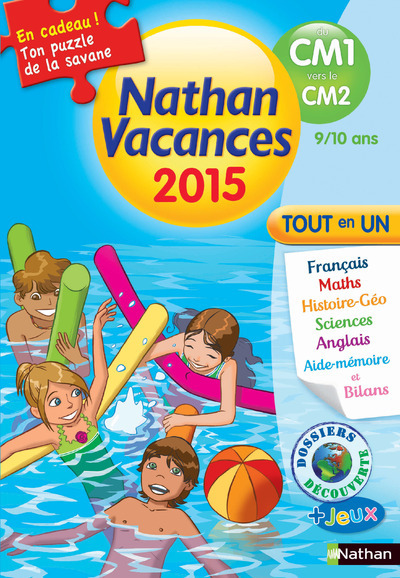 CAHIER DE VACANCES 2015 PRIMAIRE CM1/CM2