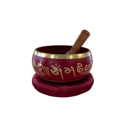 COFFRET BOL CHANTANT BORDEAUX DIAMETRE 12 CM