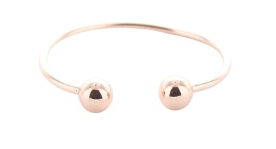 BRACELET CUIVRE AVEC AIMANTS JONC ROND ET BOULES