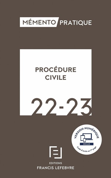 MEMENTO PROCEDURE CIVILE 2022-2023